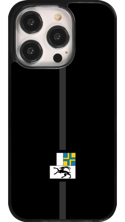 Coque iPhone 14 Pro - Canton GR noir