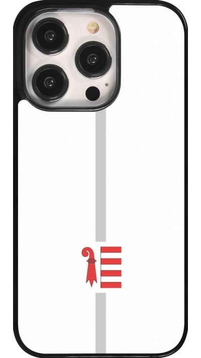 Coque iPhone 14 Pro - Canton JU blanc