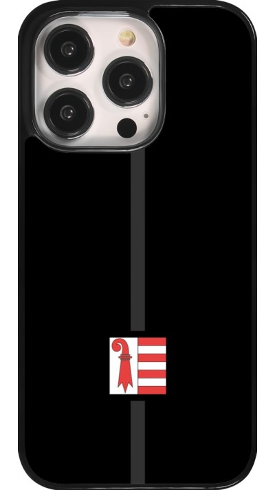 Coque iPhone 14 Pro - Canton JU noir