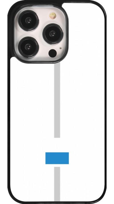 Coque iPhone 14 Pro - Canton LU blanc