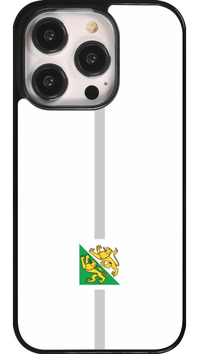 Coque iPhone 14 Pro - Canton TG blanc