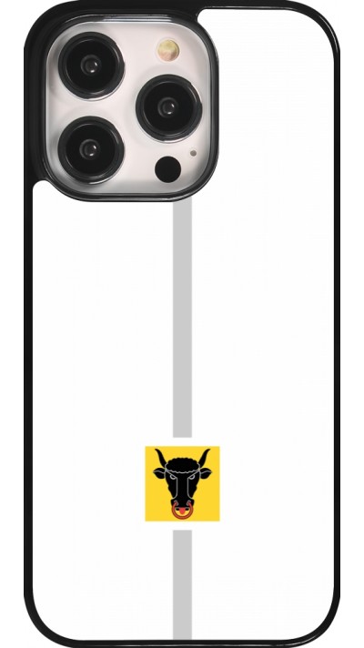 Coque iPhone 14 Pro - Canton UR blanc