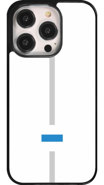 Coque iPhone 14 Pro - Canton ZG blanc
