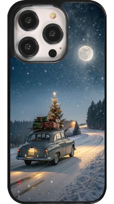 iPhone 14 Pro Case Hülle - Christmas 25 Car with Tree Xmas