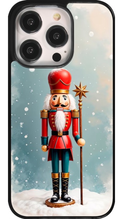 Coque iPhone 14 Pro - Christmas 25 Nutcracker Snow
