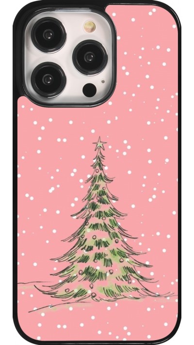 Coque iPhone 14 Pro - Christmas 25 Pink Tree