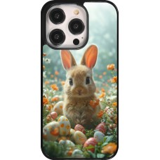 iPhone 14 Pro Case Hülle - Easter 2026 Rabbit in the garden