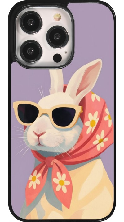 iPhone 14 Pro Case Hülle - Easter 2026 Rabbit with scarf