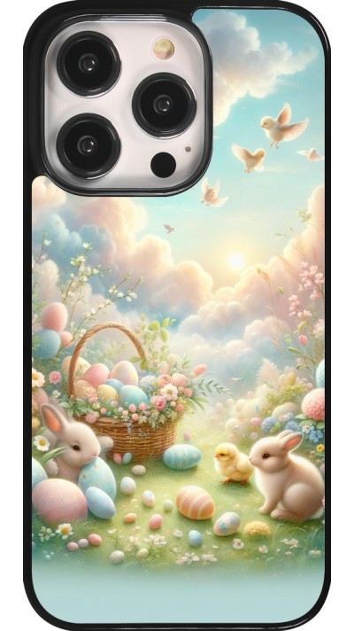 iPhone 14 Pro Case Hülle - Ostern 2025 Pastell Ostern