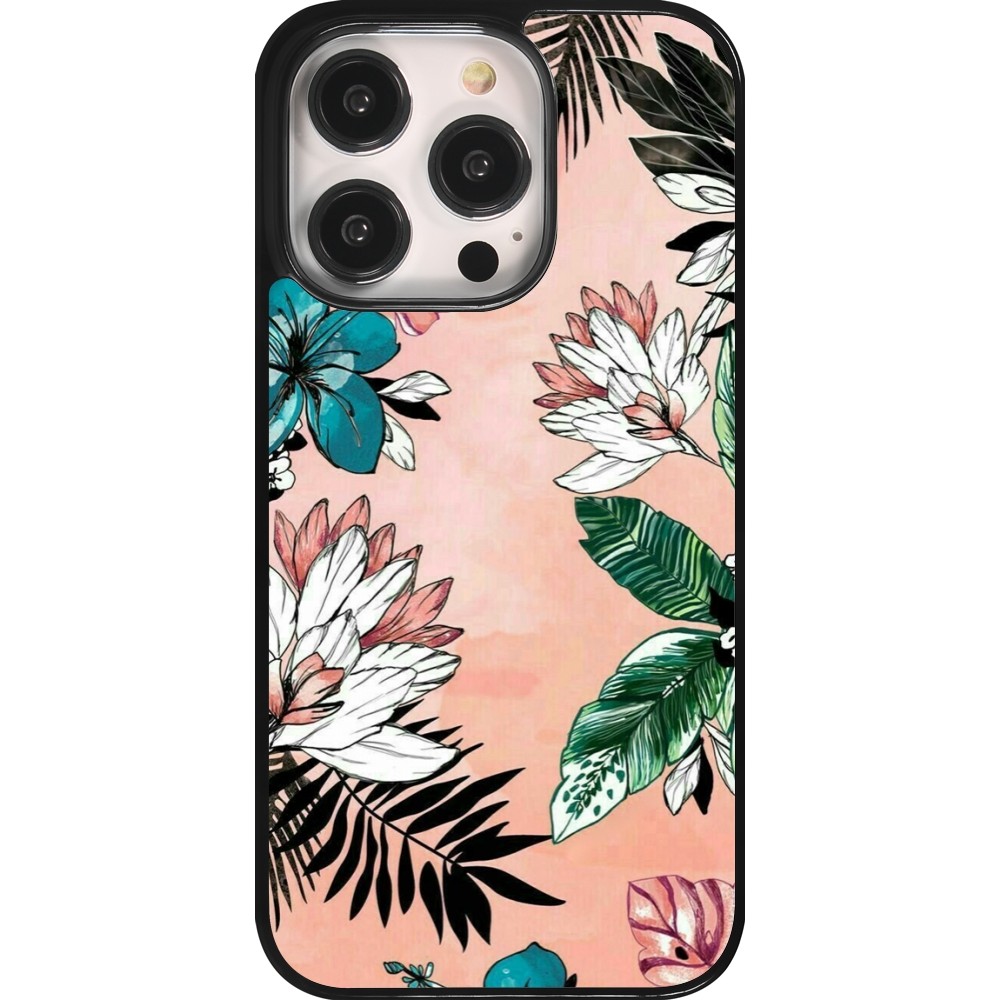 iPhone 14 Pro Case Hülle - Flowers Artprint