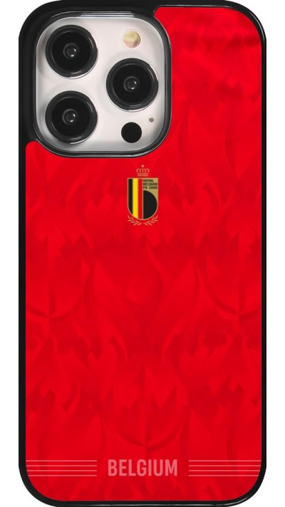 iPhone 14 Pro Case Hülle - Belgien 2026 personalisierbares Fussballtrikot