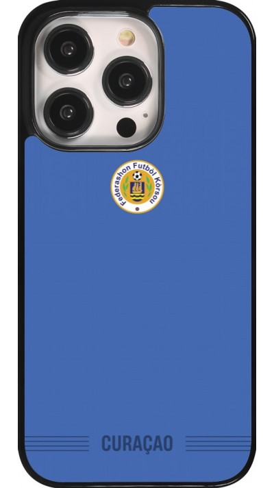 iPhone 14 Pro Case Hülle - Curaçao 2026 personalisierbares Fussballtrikot