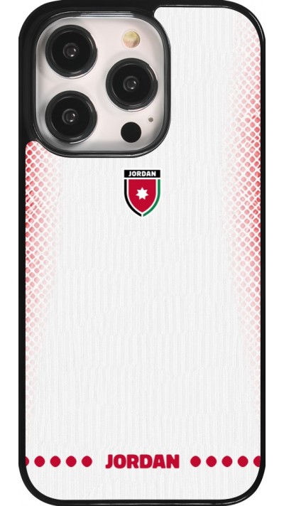 iPhone 14 Pro Case Hülle - Jordanien 2026 personalisierbares Fussballtrikot