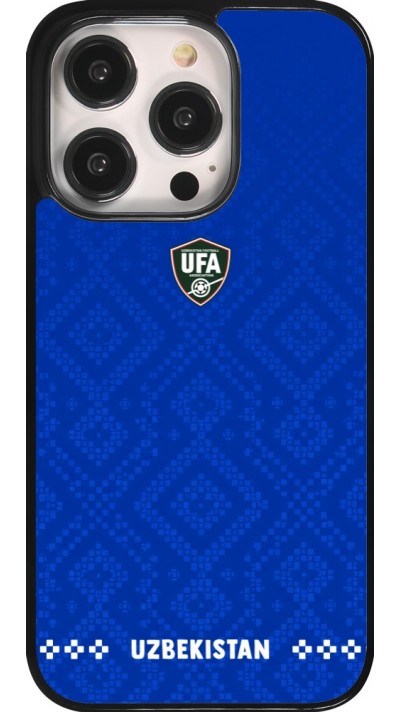 iPhone 14 Pro Case Hülle - Usbekistan 2026 personalisierbares Fussballtrikot