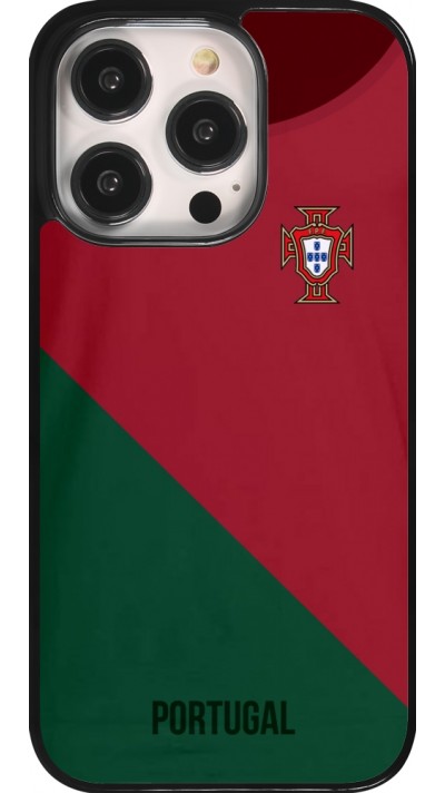 iPhone 14 Pro Case Hülle - Fussballtrikot Portugal2022