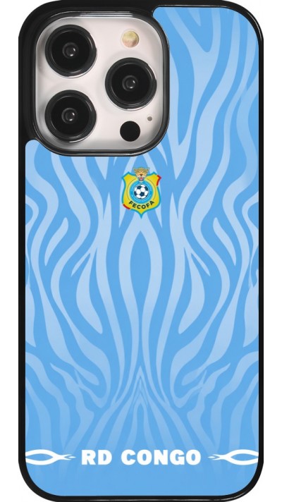 iPhone 14 Pro Case Hülle - Demokratische Republik Kongo 2026 personalisierbares Fussballtrikot