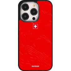 iPhone 14 Pro Case Hülle - Schweiz 2026 personalisierbares Fussballtrikot