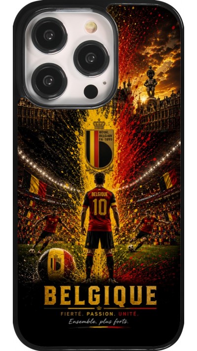 iPhone 14 Pro Case Hülle - Fussball Belgien splash 2026