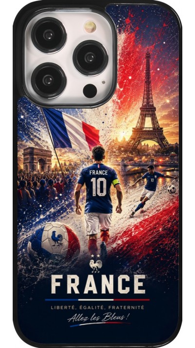 iPhone 14 Pro Case Hülle - Fussball Frankreich splash 2026
