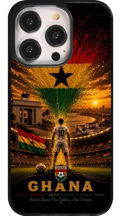 iPhone 14 Pro Case Hülle - Fussball Ghana splash 2026