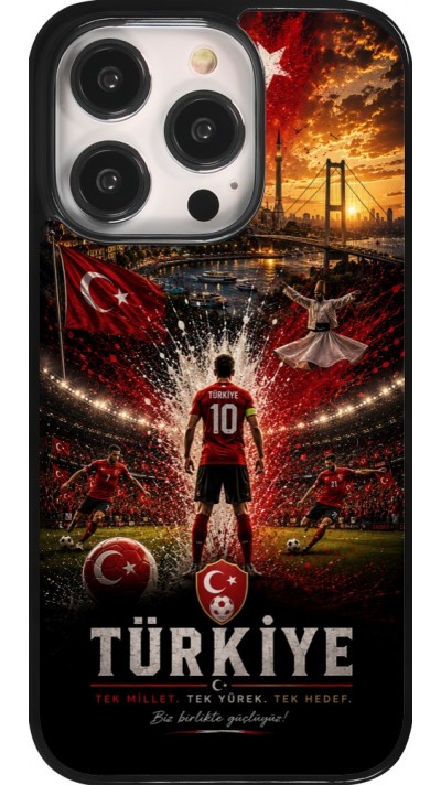 iPhone 14 Pro Case Hülle - Fussball Türkei splash 2026