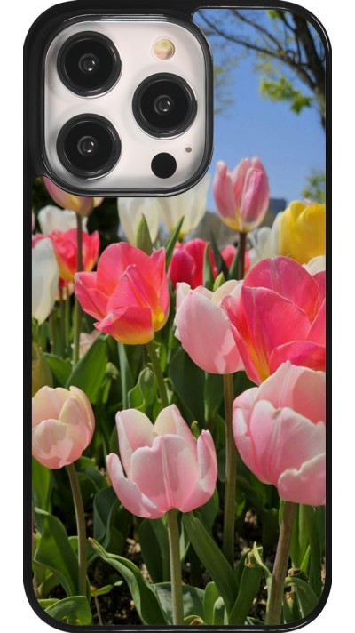 Coque iPhone 14 Pro - Tulips Spring 2026