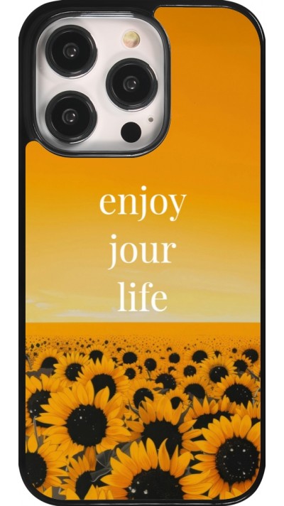 iPhone 14 Pro Case Hülle - Summer 2025 Enjoy your life