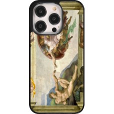 iPhone 14 Pro Case Hülle - Kunstbild - Die Erschaffung Adams - Michelangelo