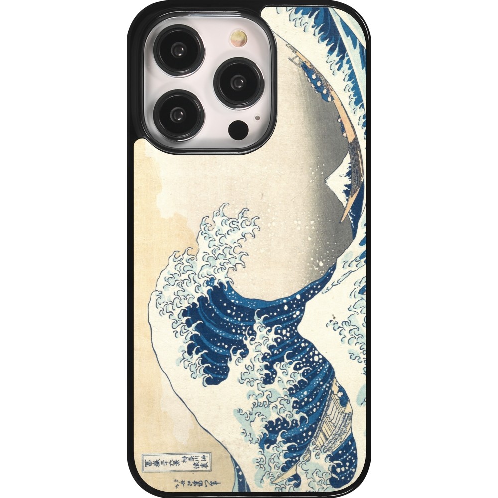 iPhone 14 Pro Case Hülle - Kunstbild - Die große Welle vor Kanagawa - Hokusai