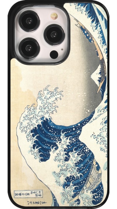 iPhone 14 Pro Case Hülle - Kunstbild - Die große Welle vor Kanagawa - Hokusai