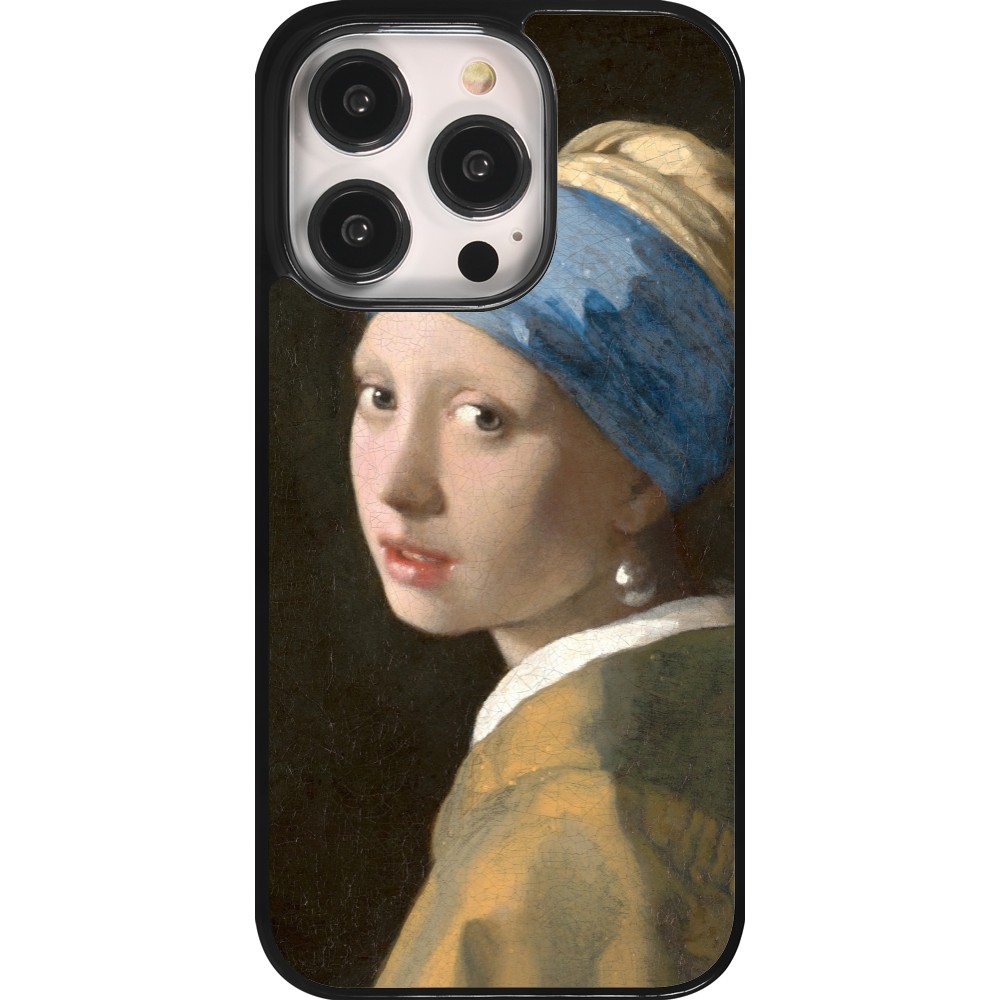 iPhone 14 Pro Case Hülle - Kunstbild - Das Mädchen mit dem Perlenohrring - Jan Vermeer