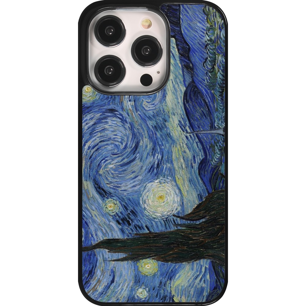 iPhone 14 Pro Case Hülle - Kunstbild - Sternennacht - Van Gogh