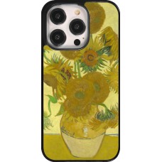iPhone 14 Pro Case Hülle - Kunstbild - Sonnenblumen  - Van Gogh
