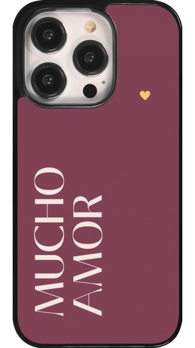 iPhone 14 Pro Case Hülle - Valentine 2024 mucho amor rosado