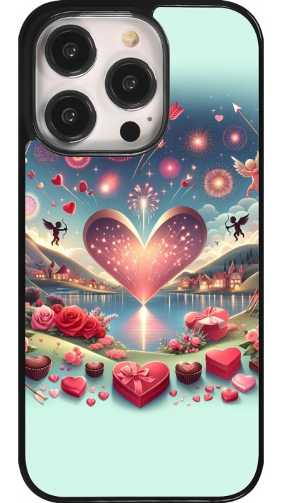 iPhone 14 Pro Case Hülle - Valentin 2025 Schick