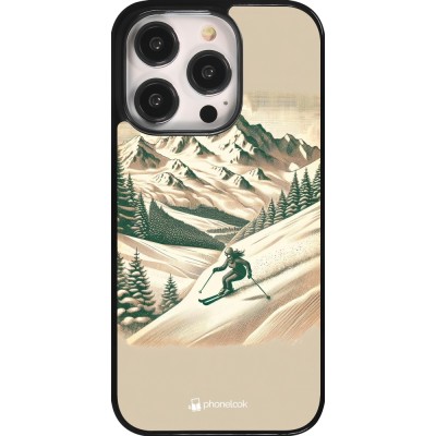 iPhone 14 Pro Case Hülle - Vintage Skiberg