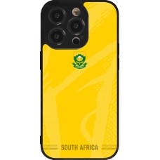 iPhone 14 Pro Case Hülle - Silikon schwarz Südafrika 2026 personalisierbares Fussballtrikot