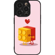 iPhone 14 Pro Case Hülle - Silikon schwarz Saint Valentines Day 26 Puzzle