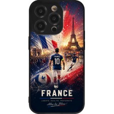 iPhone 14 Pro Case Hülle - Silikon schwarz Fussball Frankreich splash 2026