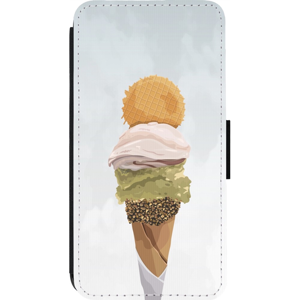 iPhone 14 Pro Case Hülle - Wallet schwarz Summer 2025 Cornet