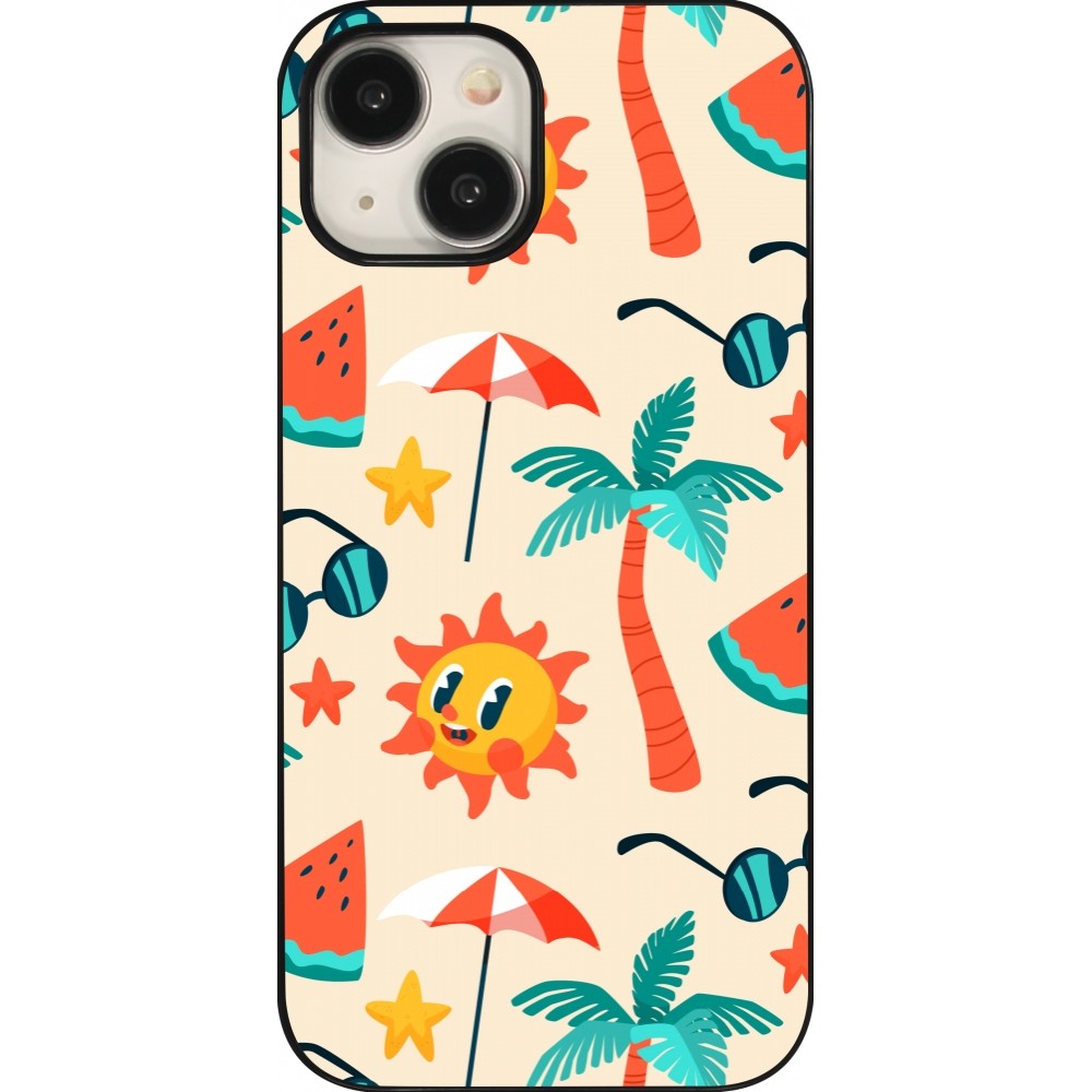 iPhone 15 Case Hülle - Summer 2025 Pattern soleil
