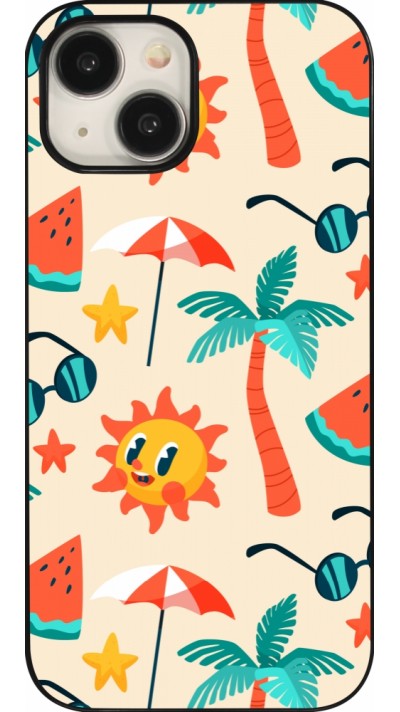 iPhone 15 Case Hülle - Summer 2025 Pattern soleil