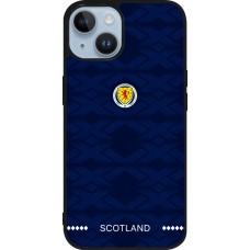 iPhone 15 Case Hülle - Silikon schwarz Schottland 2026 personalisierbares Fussballtrikot