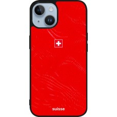 iPhone 15 Case Hülle - Silikon schwarz Schweiz 2026 personalisierbares Fussballtrikot