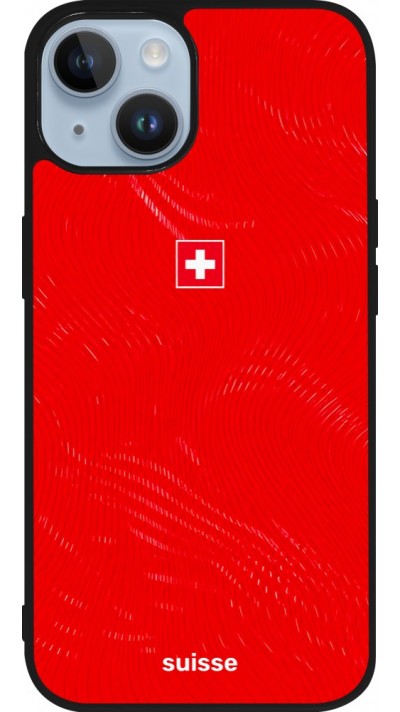 iPhone 15 Case Hülle - Silikon schwarz Schweiz 2026 personalisierbares Fussballtrikot