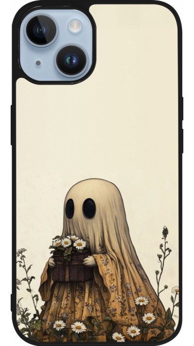 iPhone 15 Case Hülle - Silikon schwarz Halloween 2025 Ghost gardener