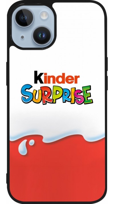 Coque iPhone 15 - Silicone rigide noir Kinder Surprise Coque iPhone 15 - Silicone rigide noir Kinder Surprise
