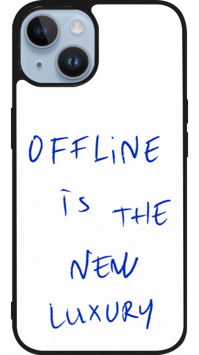 iPhone 15 Case Hülle - Silikon schwarz Offline is the new luxury