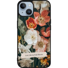 iPhone 15 Case Hülle - Silikon schwarz Full Bloom Spring 2026
