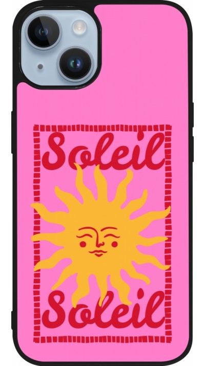 iPhone 15 Case Hülle - Silikon schwarz Sun sun 2026